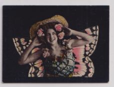Cigarette card, Muratti, Beautiful Women, 'M' size, type card, ref. H284, picture no 84 (gd) (1)