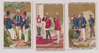 Trade cards, Liebig, two sets, German Army Uniforms I ref. S125 & German Army Uniforms II, ref.