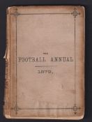 The Football Annual, 1879 by C.W. Alcock, 12th Year of Publication. First edition with original