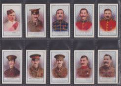 Cigarette cards, Gallaher, Great War VC Heroes 1st to 8th series (8 sets of 25 cards, 200 cards) (