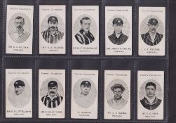 Cigarette cards, Taddy, County Cricketers, Middlesex (set, 15 cards) (acm, most with slight marks,