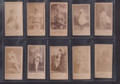 Cigarette cards, USA, Hess & Co, Photographic Cards, Actresses, 20 different cards (some with slight