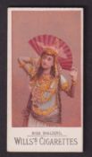 Cigarette card, Wills, Actresses (Typeset back), type card, Miss Shalders (slight age toning to
