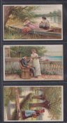 Trade cards, Peek Frean, two sets, English Scenes 'X' size (12 cards, one with plain back) &