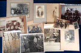 Photographs, a collection of 200+ b/w images, most late 19th/early 20thC to include Military, Naval,