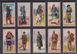 Cigarette cards, 15 sets contained in large sized (25 per sleeve) pages, BAT Warriors of all