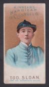 Cigarette card, Kinnear's, Jockeys, Tod Sloan, single card issue (gd)