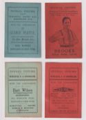 Newcastle United & Sunderland Football Clubs, a group of seven fixture card cards for 1923-24 issued