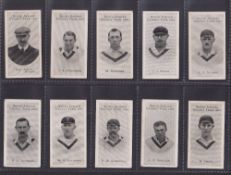 Cigarette cards, Taddy, South African Cricket Team, 1907 (set, 15 cards) (most with slight marks but