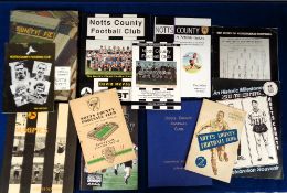 Notts County FC, a collection of 12 books and brochures inc. Official Handbook 1948/49, Souvenir