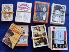 Trade cards, Seven part sets, Topps 1984 Masters of the Universe He Man (64 plus 3 stickers),