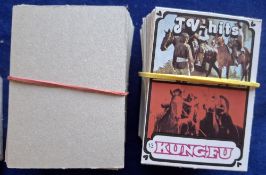 Trade cards, Monty Gum, TV Hits, over 2000 cards, all from the same series, near set missing only