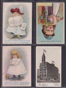 Trade cards, Singer Sewing Machines, 19 advertising trade cards, mostly XL sized (a couple are
