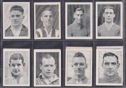 Cigarette cards, R J Hill, Popular Footballers 1934-35 Series A (set 30 cards) including Dixie