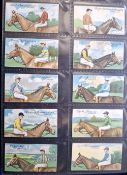 Cigarette cards, Horse Racing, 12 sets Anstie Racing Series 1st & 2nd, Boguslavsky Winners of