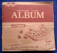 Trade cards, A&BC, Gum, Civil War News (set 88 cards) corner mounted in A&BC picture card album, the