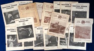 Transportation, Rail, Great Western Railway Magazine (19) and BR Western Region Magazine (7) (fair/
