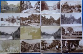 Postcards, Hampshire, an Andover and environs selection of approx. 29 cards, mostly RPs inc.