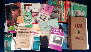 Ephemera, TV and Radio, a selection of approx. 160 leaflets, instructions and magazines to include