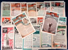 The Littlewoods Sports Log, a collection of 68 editions, Vol 1 (1), 7 Mar 1936, Vol 2 (13) with
