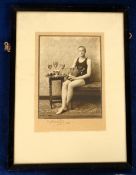 Olympics, a scarce photo of GB Swimming & Polo four time Gold medallist Paul Radmilovic (1886-