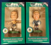Football collectables, Corinthian Figures, two Pro-Stars World Club Legends Collectors Edition XL