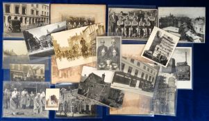 Photographs, Newbury, 20 b/w images dating from the early to the mid 20thC to include Lord Carnarvon