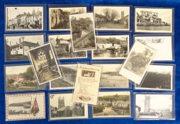 Postcards, Cornwall, a selection of approx. 40 cards. RPs include Boscawen St Truro, Helford
