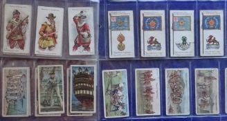 Cigarette cards, Military selection, over 230 cards in part sets including Players Arms & Armour