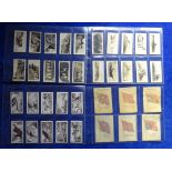 Cigarette cards, 7 sets, WJ Woods (2) Aesops Fables, Romance Royal Mail, J Wix (3) Flags of