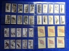 Cigarette cards, 7 sets, WJ Woods (2) Aesops Fables, Romance Royal Mail, J Wix (3) Flags of