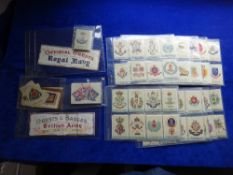 Trade cards, Military, Gale & Polden (anonymous) Regimental Crests & Badges over 250 from 2 or 3