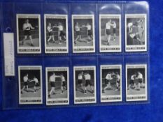 Cigarette cards, Cope Boxing Lessons, set 25 cards (vg)