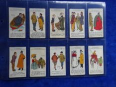 Cigarette cards, Churchman Phil May Sketches, set 50 cards all Churchman Gold Flake Captions on