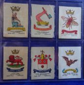 Tobacco Silks, Morris Battleship Crests M Size (20/24 missing Essex, Diadem, Invincible & St