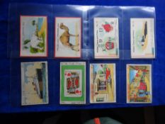 Trade cards, Dainty Novels Postcard sized series, 46 cards in 4 part sets, Find the Fault red
