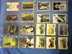 Trade cards, 6 complete sets AMA American Vintage Motor Cycles, J & F Collectibles Cricketers in
