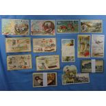 Trade cards, Suchard, 47 cards, 2 complete sets of 12 cards series 251 & 252 , part set of 12