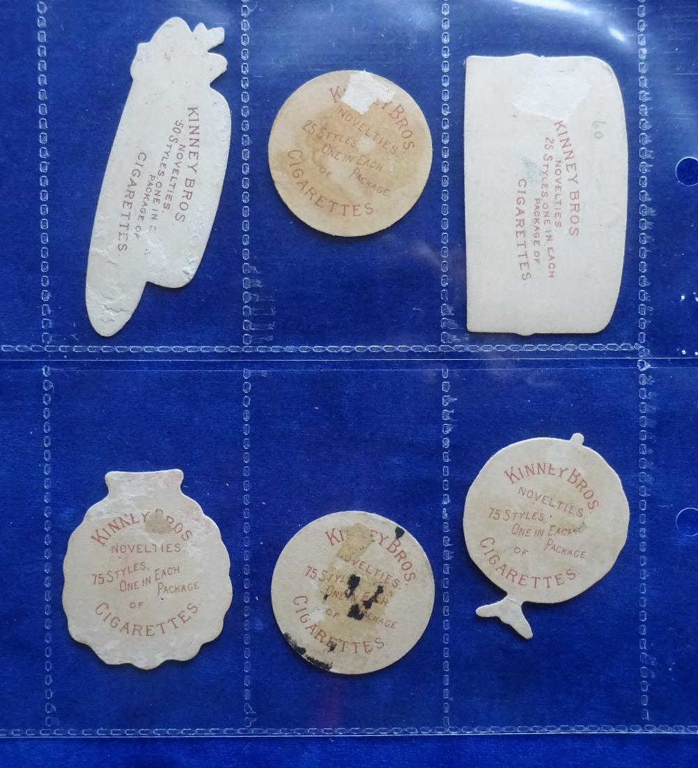 Cigarette cards, Kinney Novelties Shaped, 16 cards (some with back damage, others with minor faults, - Image 4 of 4