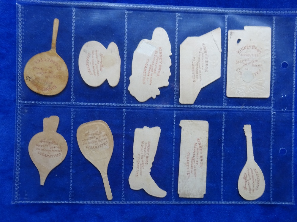 Cigarette cards, Kinney Novelties Shaped, 16 cards (some with back damage, others with minor faults, - Image 2 of 4