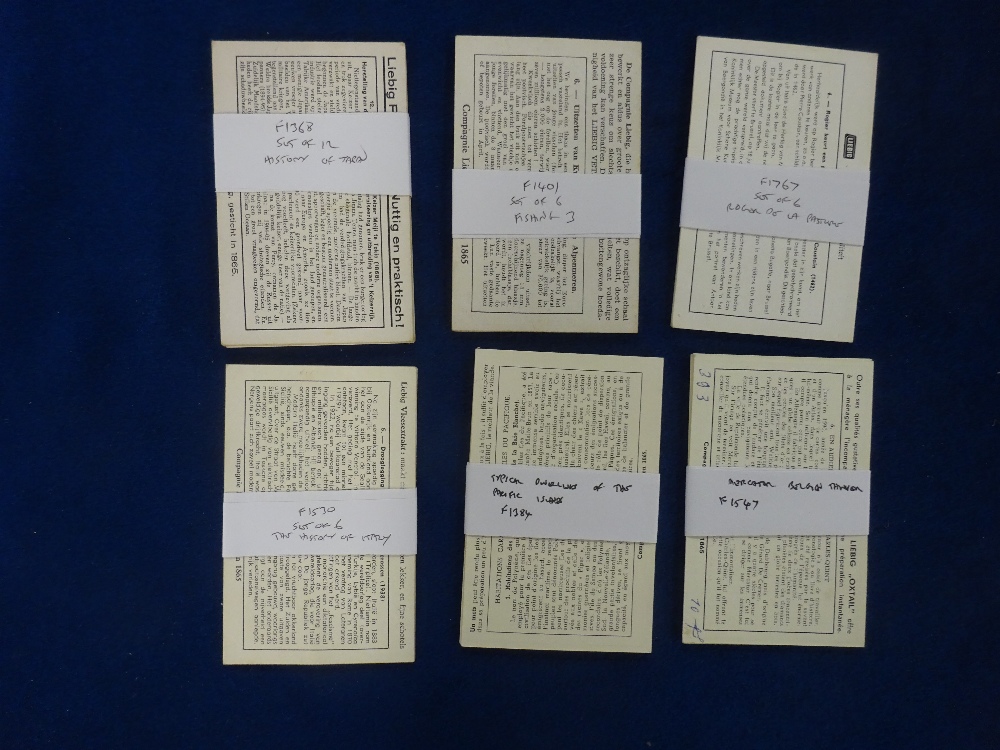 Trade cards, Liebig, 36 sets of cards, mostly S1300 - S1800 range a few earlier (gen gd/vg) - Image 6 of 7
