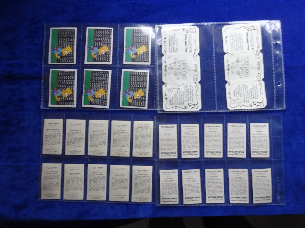 Trade cards, 8 sets, Topps Simpsons Stickers only no cards, Kelloggs (2), Casper, Dandy / Beano - Image 2 of 2