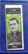 Trade cards, A & BC Football 1966 World Cup Stamp no. F Albert, Hungary (fair/gd)