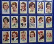 Cigarette cards, Gallaher, Signed Portraits of Famous Stars, set 48 cards (vg)