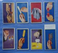 Cigarette cards, Murray, Puzzle series, 8 cards numbers 15 16 17 30 36 47 49, plus number 48 WITH