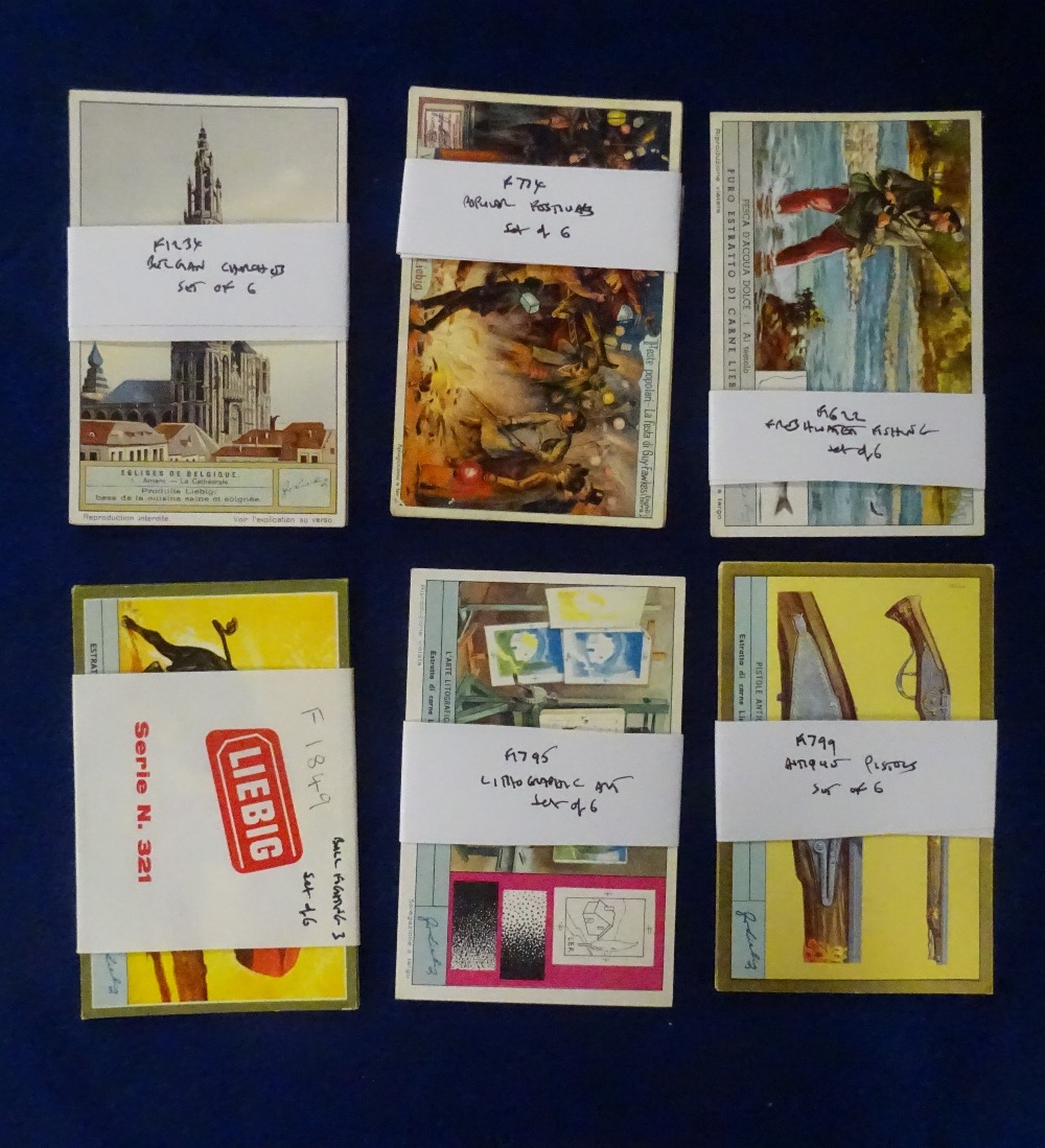 Trade cards, Liebig, 36 sets of cards, mostly S1300 - S1800 range a few earlier (gen gd/vg) - Image 2 of 7