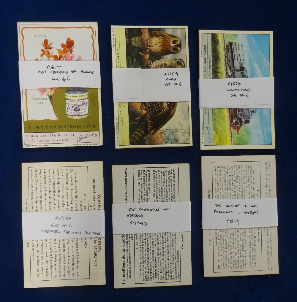 Trade cards, Liebig, 36 sets of cards, mostly S1300 - S1800 range a few earlier (gen gd/vg) - Image 4 of 7