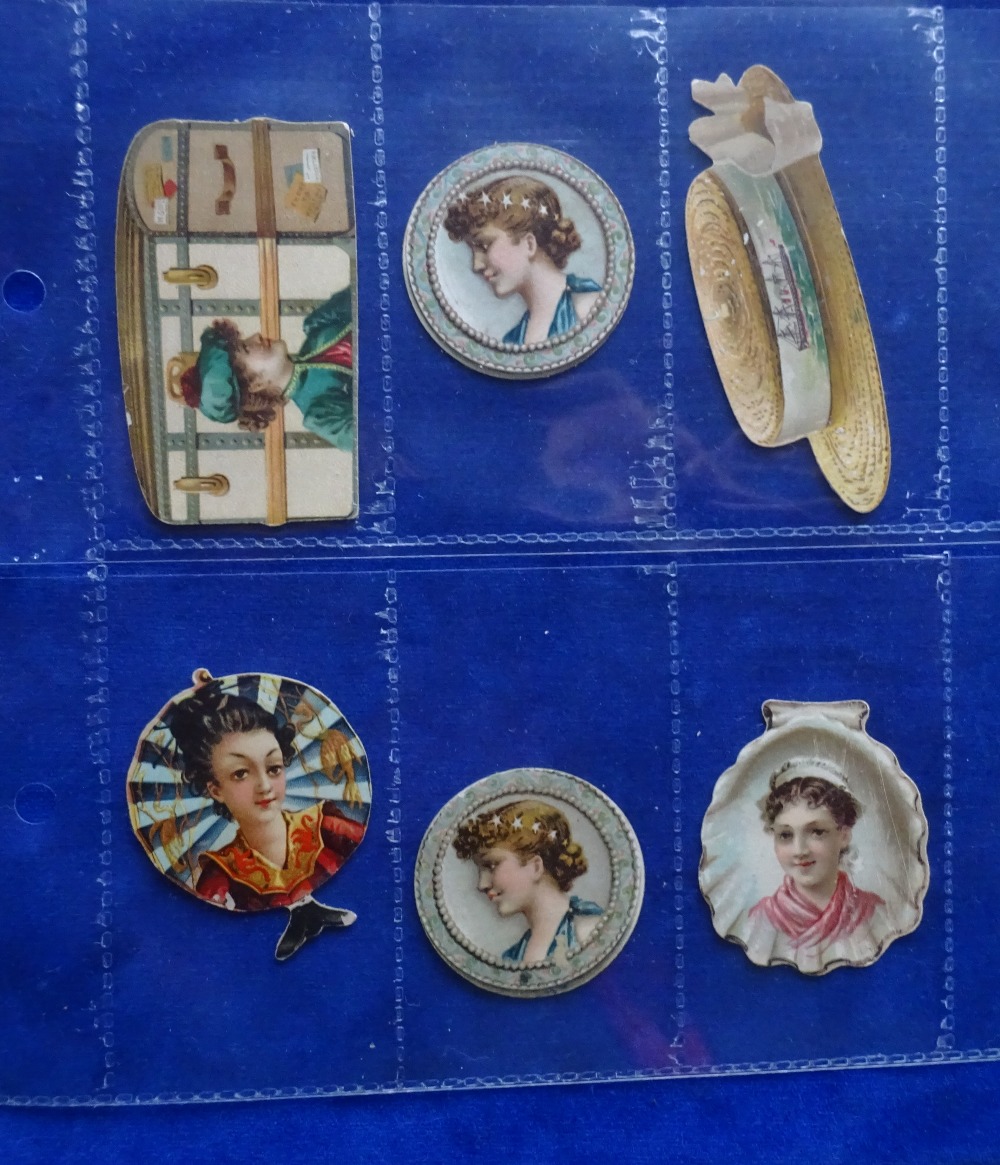 Cigarette cards, Kinney Novelties Shaped, 16 cards (some with back damage, others with minor faults, - Image 3 of 4