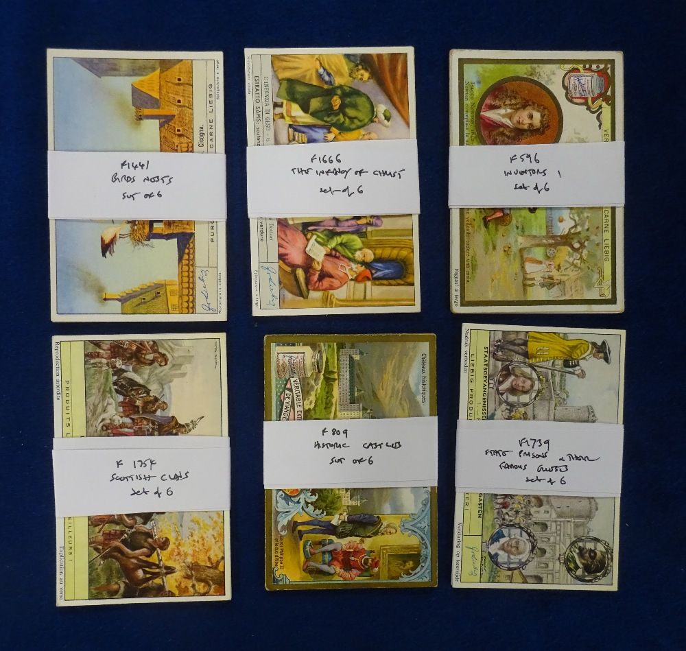 Trade cards, Liebig, 36 sets of cards, mostly S1300 - S1800 range a few earlier (gen gd/vg) - Image 3 of 7