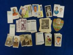 Cigarette cards, small mixture including John Players Famous Authors & Poets narrow (10, grubby),